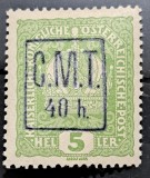 40 Heller / 5 - Supratipar CMT - 1919