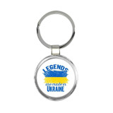 Legendele sunt fa in Ucraina : Cadou Breloc : Steag Tara Ucraineana Expat, Generic