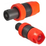 Mufa SpeakOn Tata 4P Poli Fir LC Conector Audio Difuzor Boxa Montaj pe Cablu