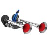 Claxon Camion SEGER 2 Goarne Cromate 24V 125dB Bitonal Melodic Fastslow Negru/Rosu
