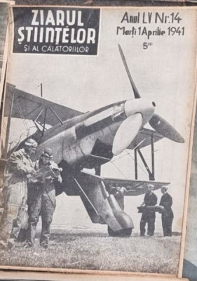 Ziarul Stiintelor si al Calatoriilor - Anul LV Nr 14, 1941 foto