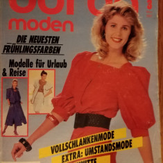 Burda Revista moda cu tipare martie 1987