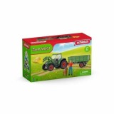 Figura &icirc;mbinată Schleich Tracteur avec remorque