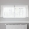 VidaXL Perdele cu perdele Alb 500x100cm Poliester 4107763