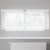 vidaXL Cortină din Dantelă cu perdele Alb 100 x 200 cm Poliester 4107762