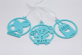 Set Ornament de brad personalizat cu nume - Baby boy - 3 buc