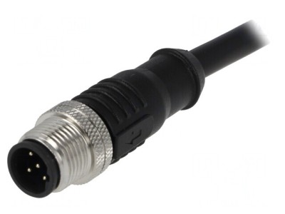 Mufă M12 5 pini tată Profibus IP65/IP67 60V 4A dreaptă foto