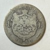 1 leu 1881 Moneda Argint Romania Carol I Domn