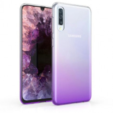 Husa pentru Samsung Galaxy A50, Silicon, Violet, 48063.02 foto