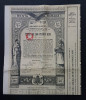 Titlu 500 franci aur 1929 , obligatiune , renta unificata , actiuni