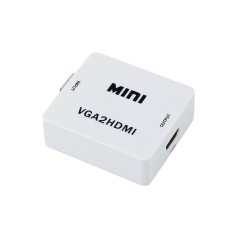 Convertor VGA+aud-HDMI HD15+3.5st-HDMI m-m unidirectional mini