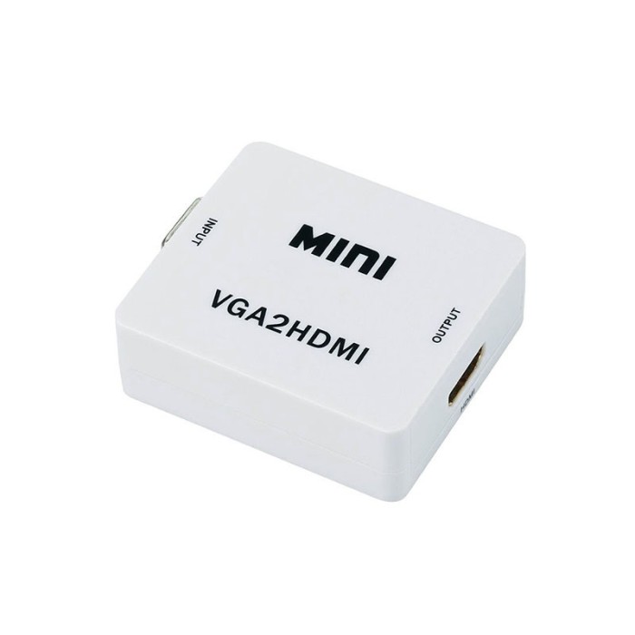 Convertor VGA+aud-HDMI HD15+3.5st-HDMI m-m unidirectional mini