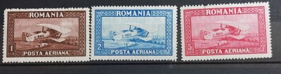 Romania 1928 - C. Raiu,filigran orizontal MNH foto