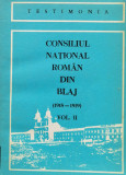 Consiliul national roman din Blaj (1918-1919) Vol. 2 (Protocoale si acte)