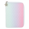 Carnet Notițe A6, Model Matlasat, Moale, Multicolor, 80 File, Fermoar, Oem