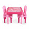 Masuta cu scaunele Little Girl Pink