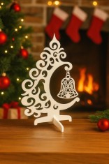 Brad cu clopotel foto