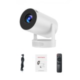 Videoproiector portabil ZYTEQ&reg;️ HY300 PRO HD, Android 11, 280 ANSI lumeni, Wi-Fi 6, Bluetooth 5.0, rezolutie 720p HD, suport 4K, HDMI/USB, alb