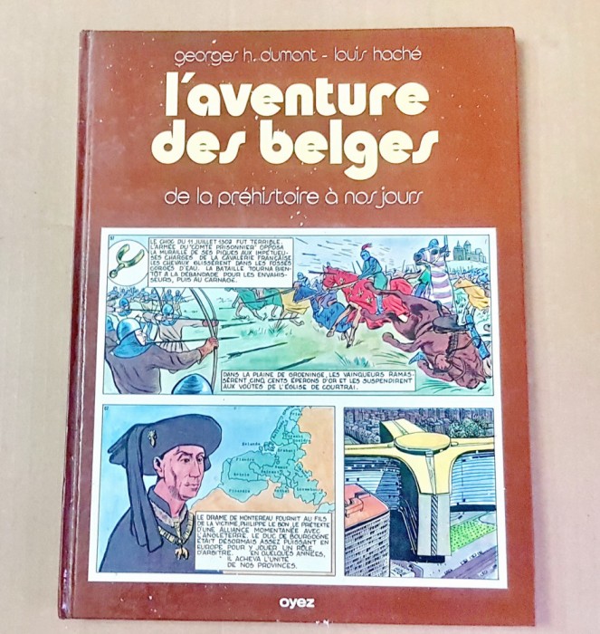 C994-Aventurile belgienilor benzi colorate de la preistorie in zilele noastre.