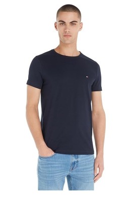 Tricou cu maneca scurta pentru barbati Tommy Hilfiger Extra Slim Fit, bleumarin, M - OUTLET foto