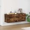 Pantofar de perete, stejar fumuriu, 100x35x38 cm lemn prelucrat