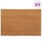 vidaXL Covoraș de ușă, 5 buc., natural, 40x60 cm, fibre de cocos 155559