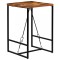 Gossi masa de bar, 70 x 70 x 106 cm, lemn masiv reciclat
