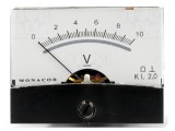 Voltmetru de Panou 0-10V Clasa 2 &Oslash;37,5mm