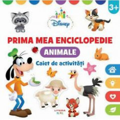 Disney. Prima mea enciclopedie. Animale. Caiet de activitati