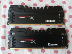 Kit Memorie Ram Kingston HyperX Beast 8 GB (2X4) 1866Mhz DDR3 Desktop. foto