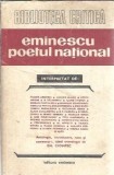 Editie Eminescu poet national Gh. Ciompec 1983 Biblioteca Critica 378 pagini Carti Literatura Romana