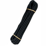 Coardă elastică 6mm, 10m neagră, pentru grădină și uz general