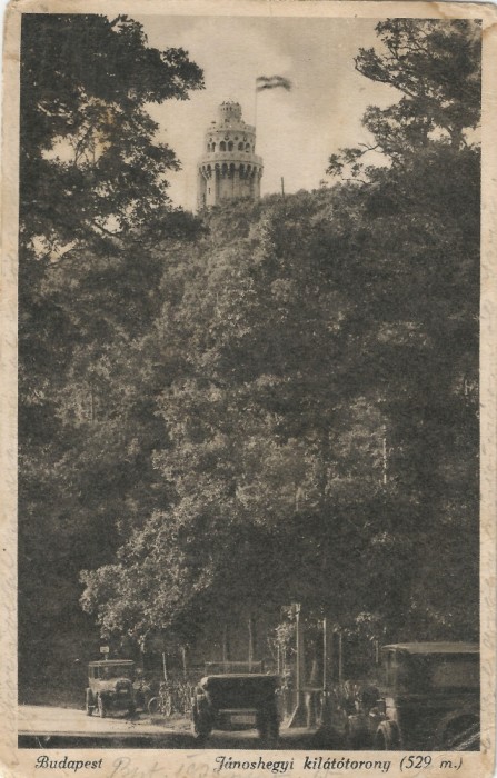 * Ungaria, Budapesta, carte poştală circulată, 1928