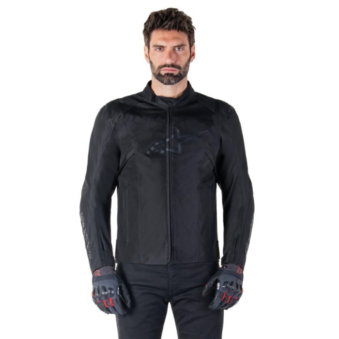MBS Geaca textil impermeabila ALPINESTARS T-SPS V2 XXL Negru/Negru, Cod Produs: 32002251100XXL