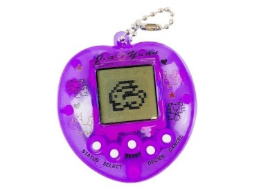 Joc pentru copii electronic tamagotchi in forma de inimioara, mov, Lean 4009 foto