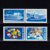 RO 1973 LP 833 ,&quot;Conferinta- sec. si coop. &quot; ,serie+viniete GENEVA+HELSINKI, MNH