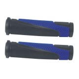 Mansoane, CAPER, TPR Forma ergonomica Antialunecare, BiColor (Negru, Albastru), 130mm, bicicleta, AR