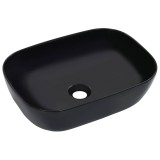 Cumpara ieftin Chiuveta de baie, negru, 45,5 x 32 x 13 cm, ceramica