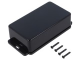 Carcasă universală TEKO ABS neagră 55mm x 100mm x 29mm