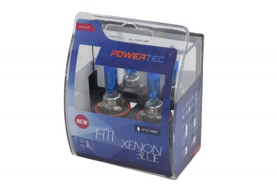 Set Becuri Powertec H11 Xenon Blue foto