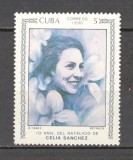 Cuba.1990 70 ani nastere C.Sanchez SC.691