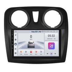 Navigatie Dedicata Android Dacia Logan Sandero (2012-2020), 9Inch, 4Gb Ram, 64Gb Stocare, Bluetooth, WiFi, Carplay