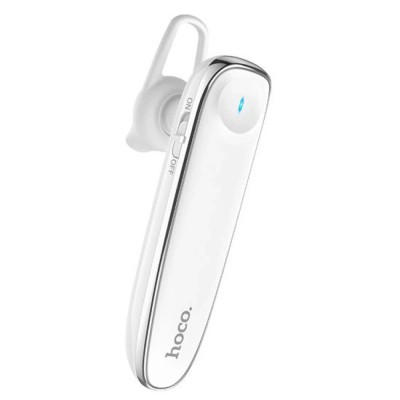 Handsfree Bluetooth 5.0, Hoco E49, Autonomie 10h, Microfon, Capacitate 150mAh, Alb foto