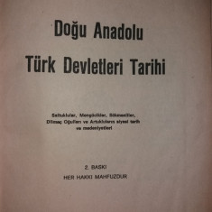OSMAN TURAN - DOGU ANADOLU TURK DEVLETLERI TARIHI {1980}