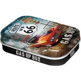 Cutie metalica cu bomboane - Route 66 Red Car