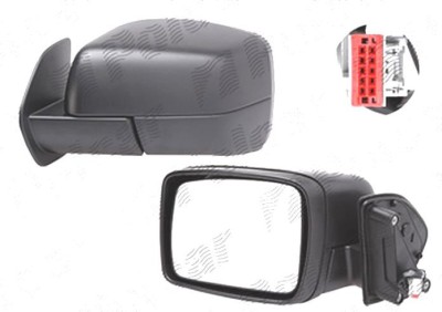 Oglinda exterioara Land Rover Discovery Iii/Lr3 (Taa), 04.2004-03.2009; Range Rover Sport (Ls), 07.2006-, Stanga, reglare electrica; carcasa neagra; foto