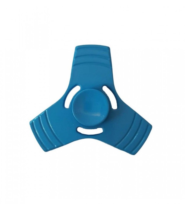 Fidget Spinner, Aluminiu, Albastru, 32SP