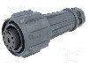 Conector circular, mama, 10 pini, BULGIN - EXP-0911/10/S