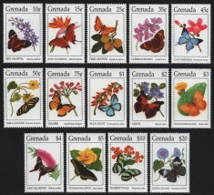 GRENADA 1994 FAUNA INSECTE FLUTURI foto