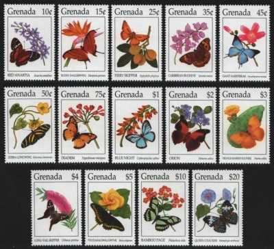 GRENADA 1994 FAUNA INSECTE FLUTURI foto